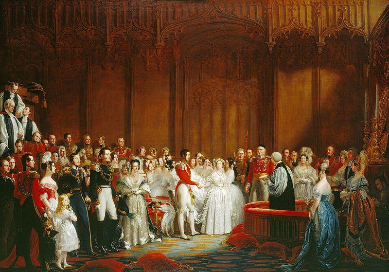 George Hayter The Marriage of Queen Victoria oil painting picture